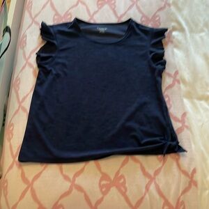 Girls old navy active ruffle top | size L|